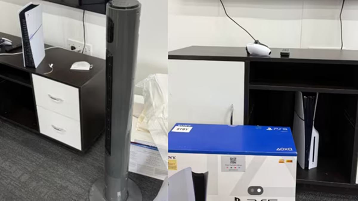 Employee shares pic of PS5 setup in office, internet amused: ‘Dream job unlocked’
