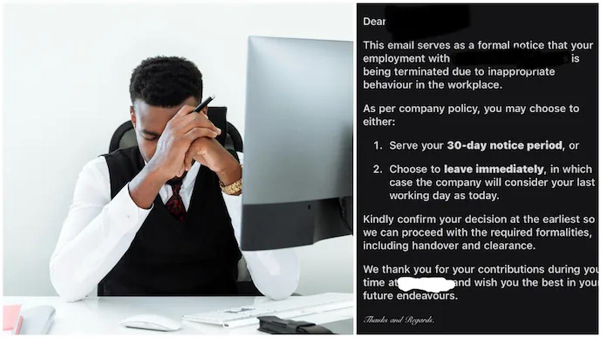 Man claims he was fired after disagreement with boss, asks Reddit for advice