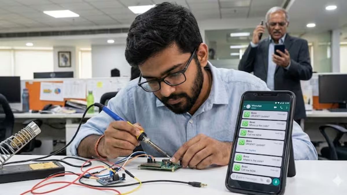 Tired of WhatsApp texts from boss, Indian techie creates AI device to get summaries without read receipts