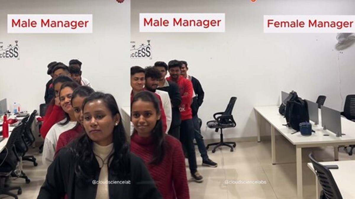 Noida office employees pick male managers over women bosses in viral video: 'Even females are not supporting females'