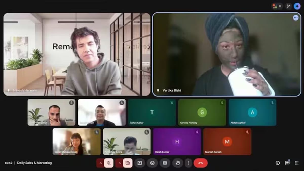 Gen Z employee attends virtual meet with face mask, towel on. Indian CEO's response is viral