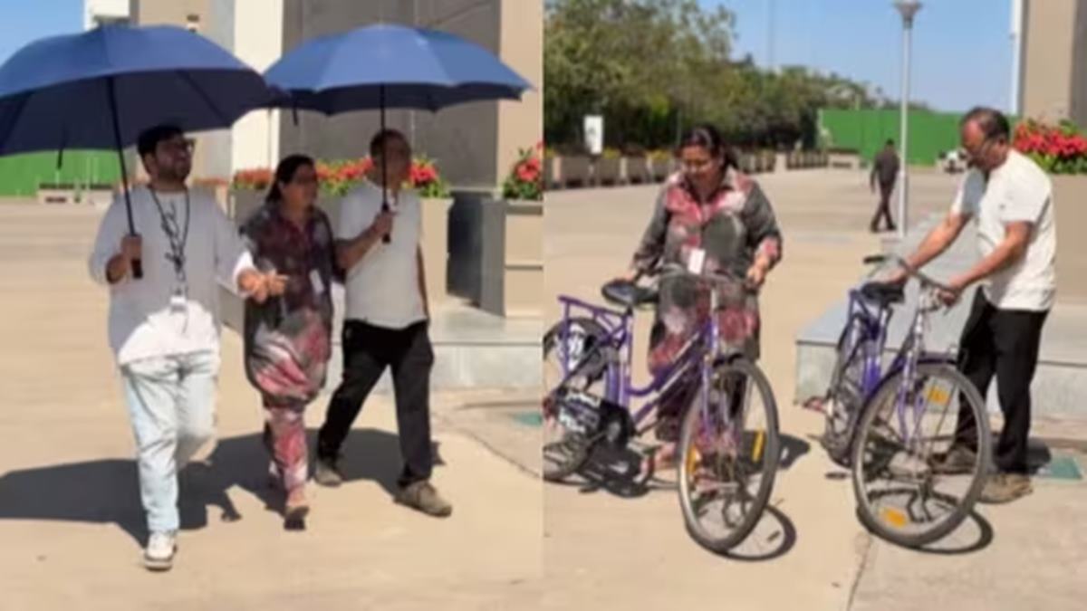 Infosys employee takes parents on tour of office campus, internet loves their wholesome reactions