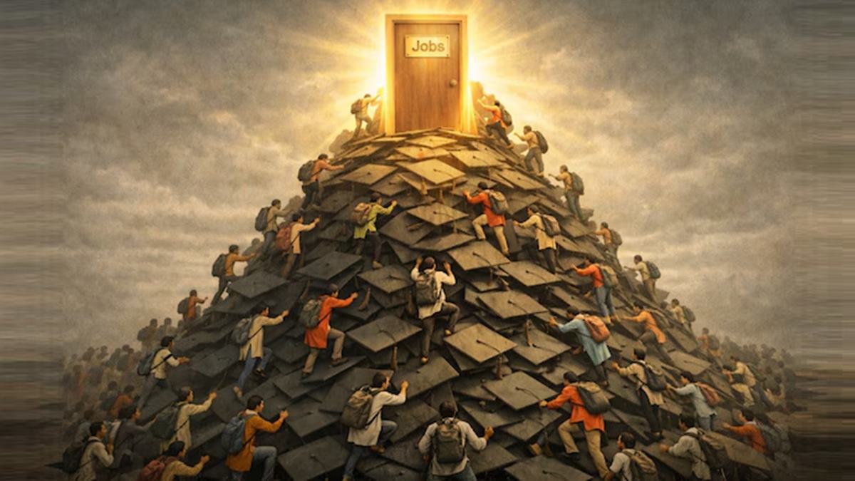 India is producing millions of graduates, but not enough jobs to hire them
