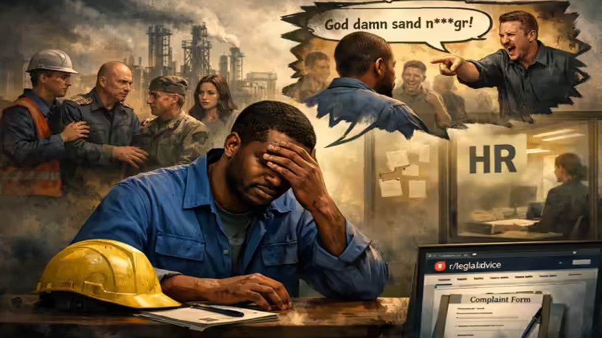 Newly appointed manager calls worker “god damn sand n****r” for fun; employee with 5 witnesses, complained to HR and now sitting in disbelief