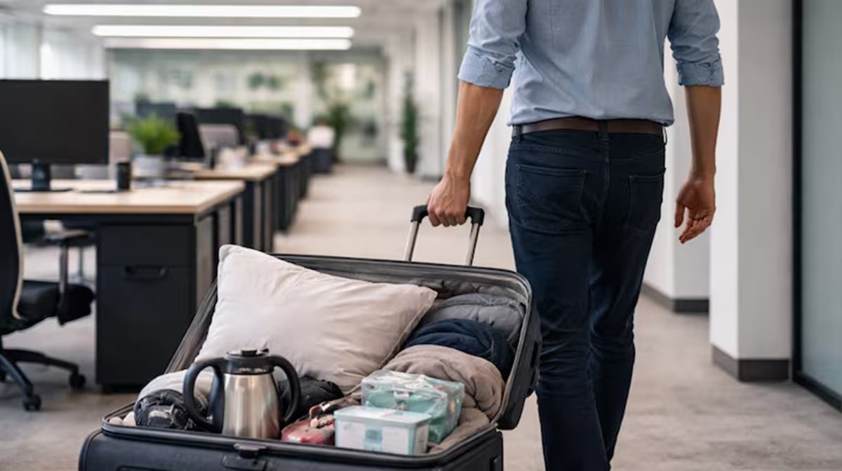 Employee hired to work remotely gets called to office, shows up with kettle, pillow, blanket: Here’s why