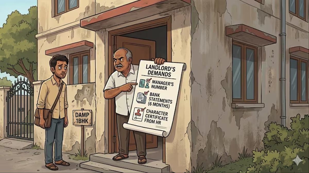 Bengaluru techie: Landlord of 'damp 1 BHK' wants manager's number, character certificate from HR