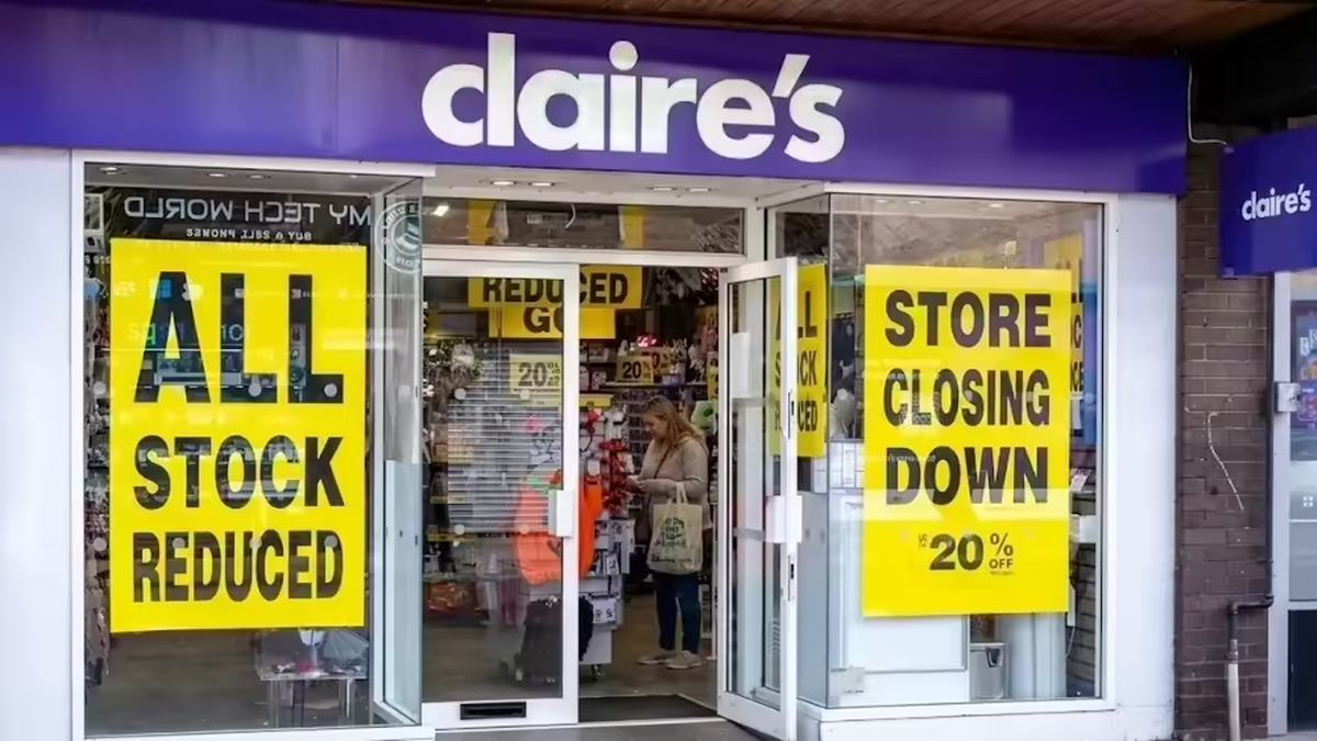 Claire's shuts 154 shops, fires 1,300 in UK and Ireland