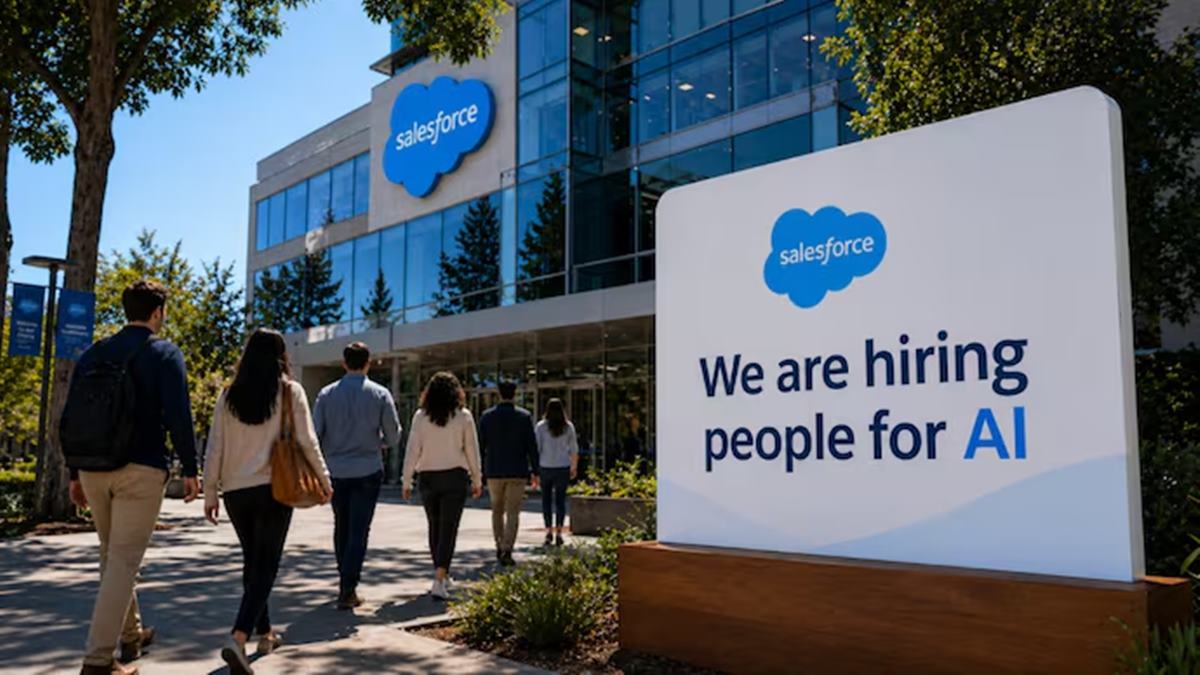 AI layoffs what? Salesforce is hiring 1,000 people to ride AI growth