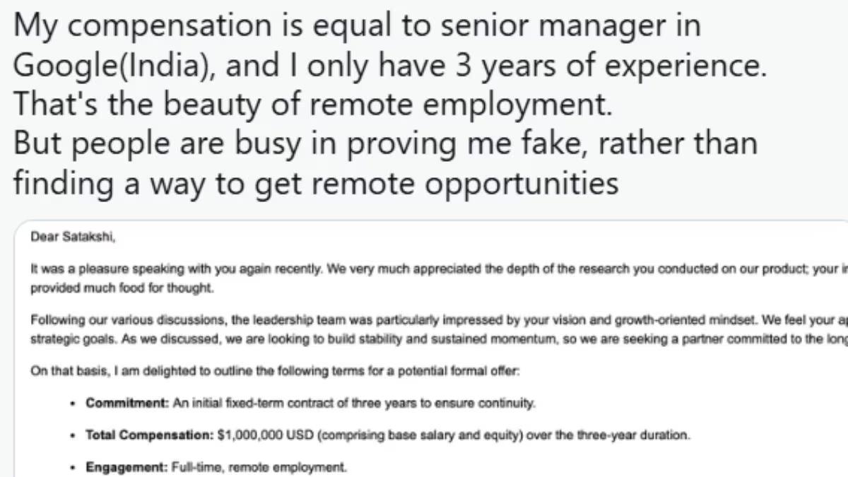 Techie claims earning Rs 9.2 crore with just 3 years’ experience; netizens believe it is too good to be true