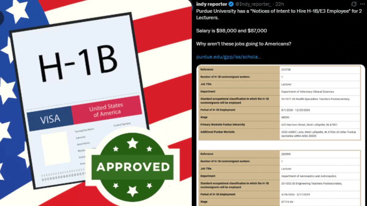 Purdue University’s ‘H-1B/E3 Employee’ hiring post hit with backlash – ‘Can’t find Americans for these jobs?’