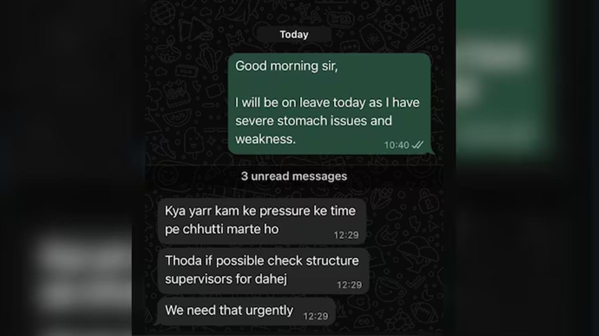 Manager asks employee to work during sick leave, their conversation is a hard read