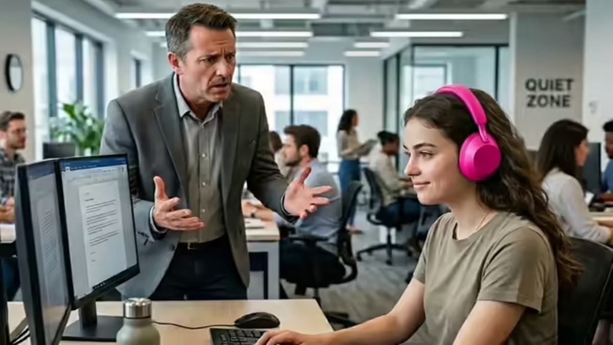 ‘It is just how I am wired’: Gen Z employee gives honest answer to manager who called her ‘anti-social’ for wearing headphones at work