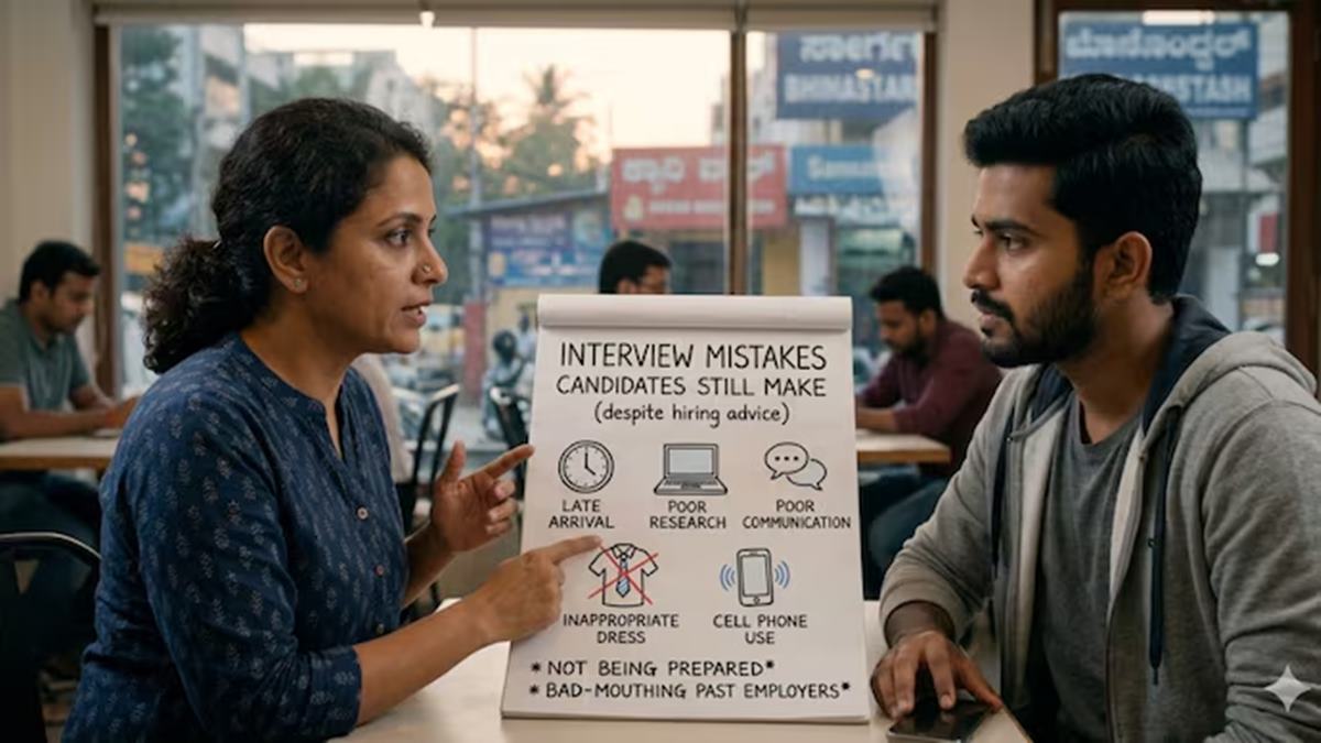 Recruiter shares common interview mistakes still made despite hiring advice