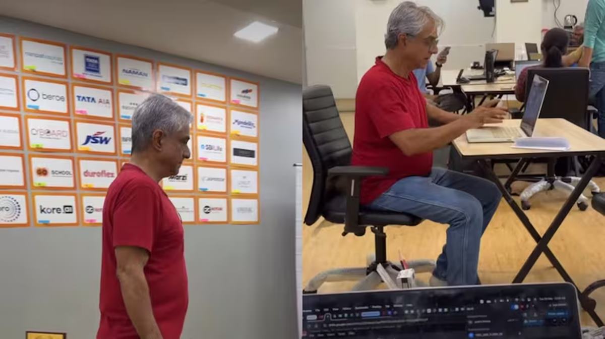 'Best decision': Mumbai founder hires 64-year-old intern, internet applauds unique workplace move