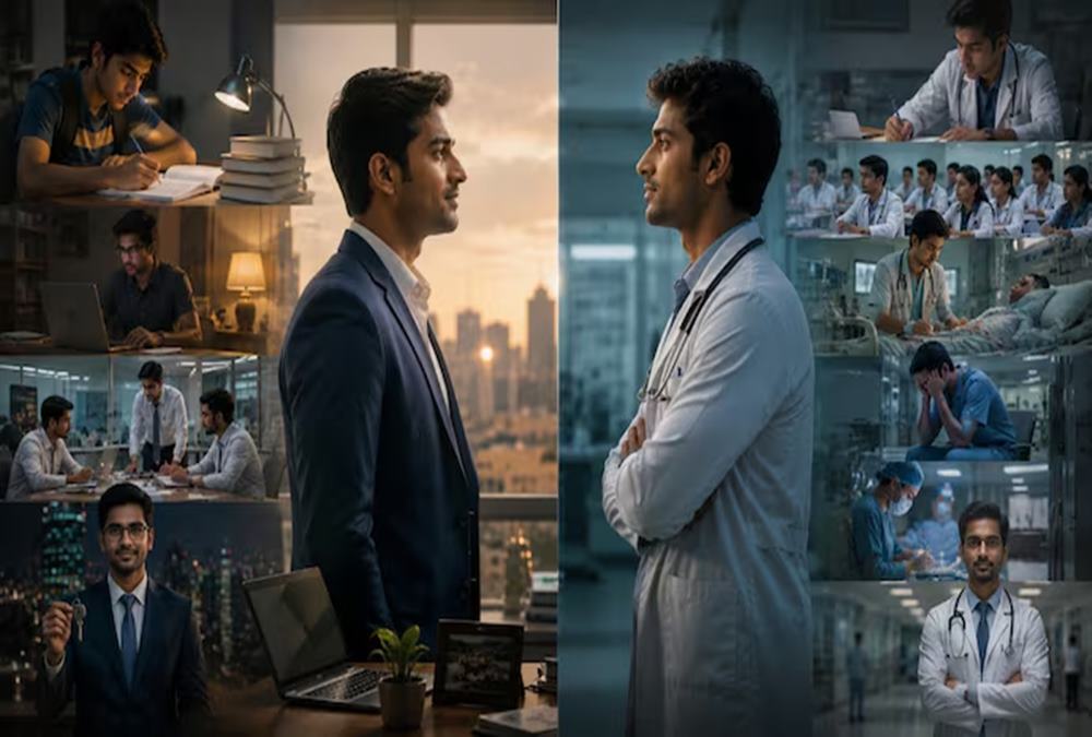 Doctors drive BMWs, engineers earn sooner: Who really wins India's career race?