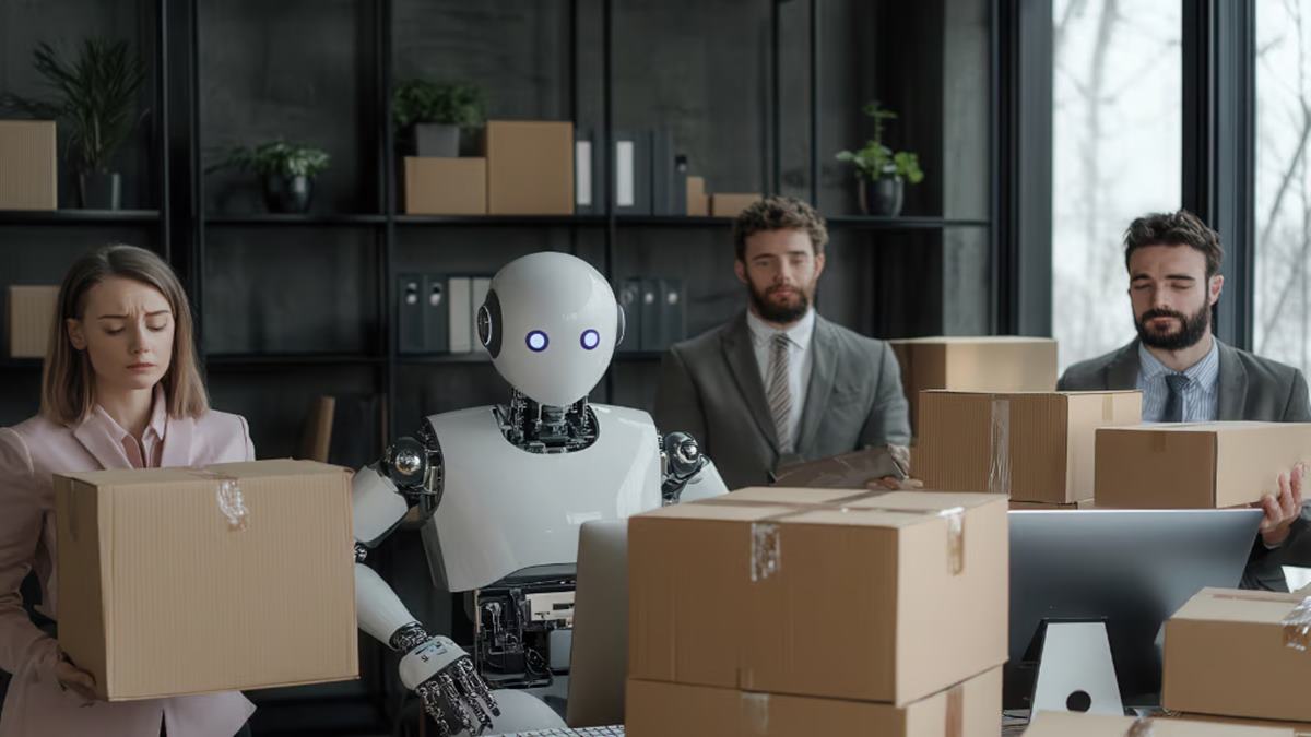 How can employers address AI anxiety in the workplace?